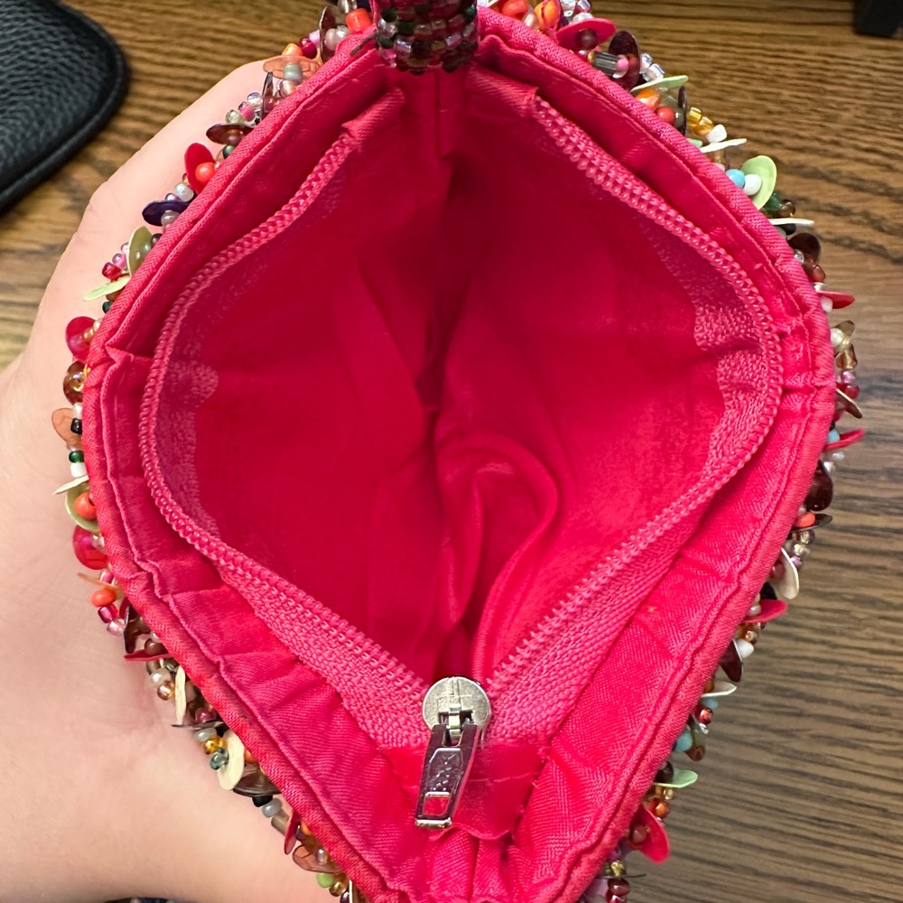 Pink Multi-Color Beaded Bag - Picture 2 of 4